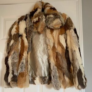 Vintage real fur coat